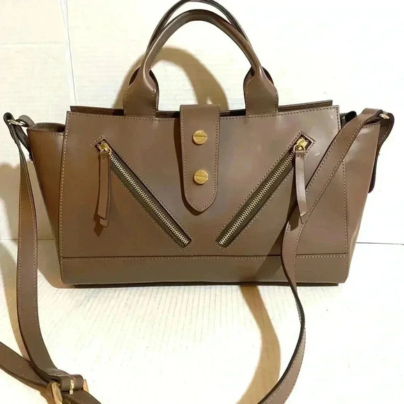 Alberta Di Canio Brown Satchel - Picture 1 of 10